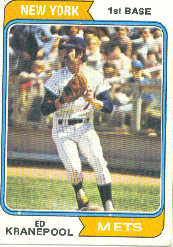 1974 Topps Baseball Cards      561     Ed Kranepool